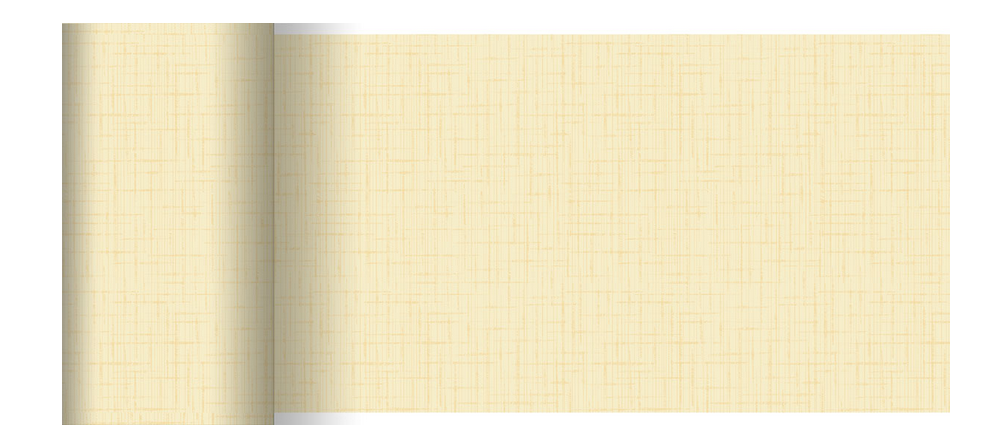 Dunicel Tischläufer 0,15x20m Linnea cream/ 0,15 x 20m je Rolle, 6 Roll. im Karton