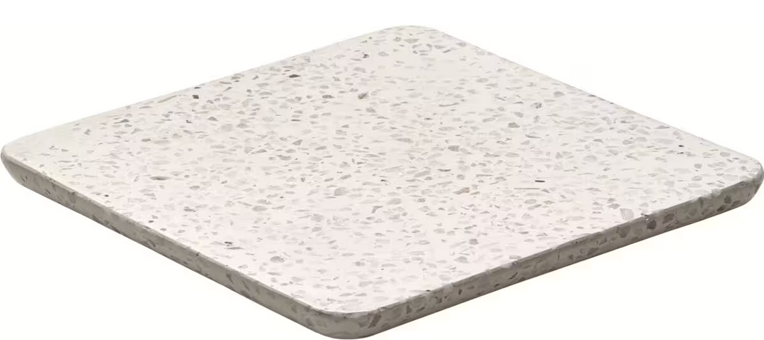 PLAYGROUND TERRAZZO - Platte quadratisch hell 18x18cm - (1 Stück)