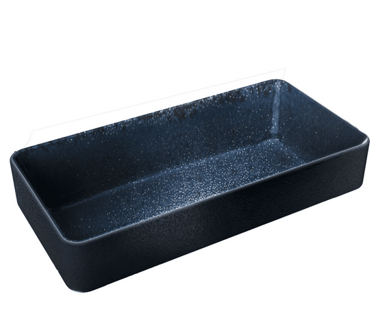 PLAYGROUND NARA - Schale rechte. stplb. schwarz 18x9/0.42 - (6 Stück)