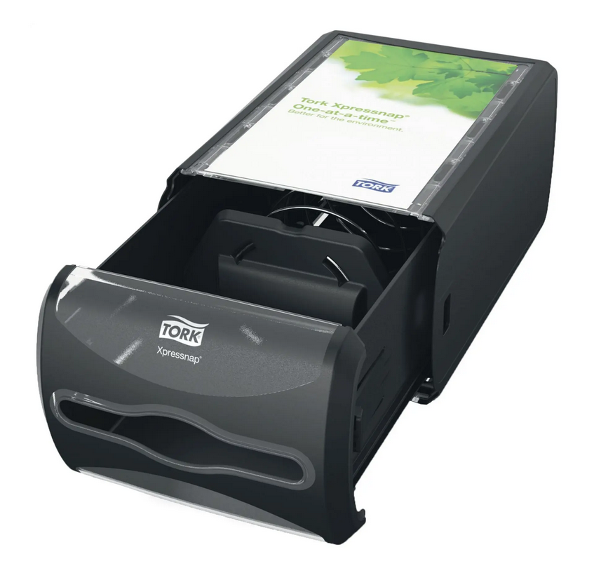 TORK SIGNATURE LINE N4 schwarz - Thekenspender für Xpressnap® Servietten