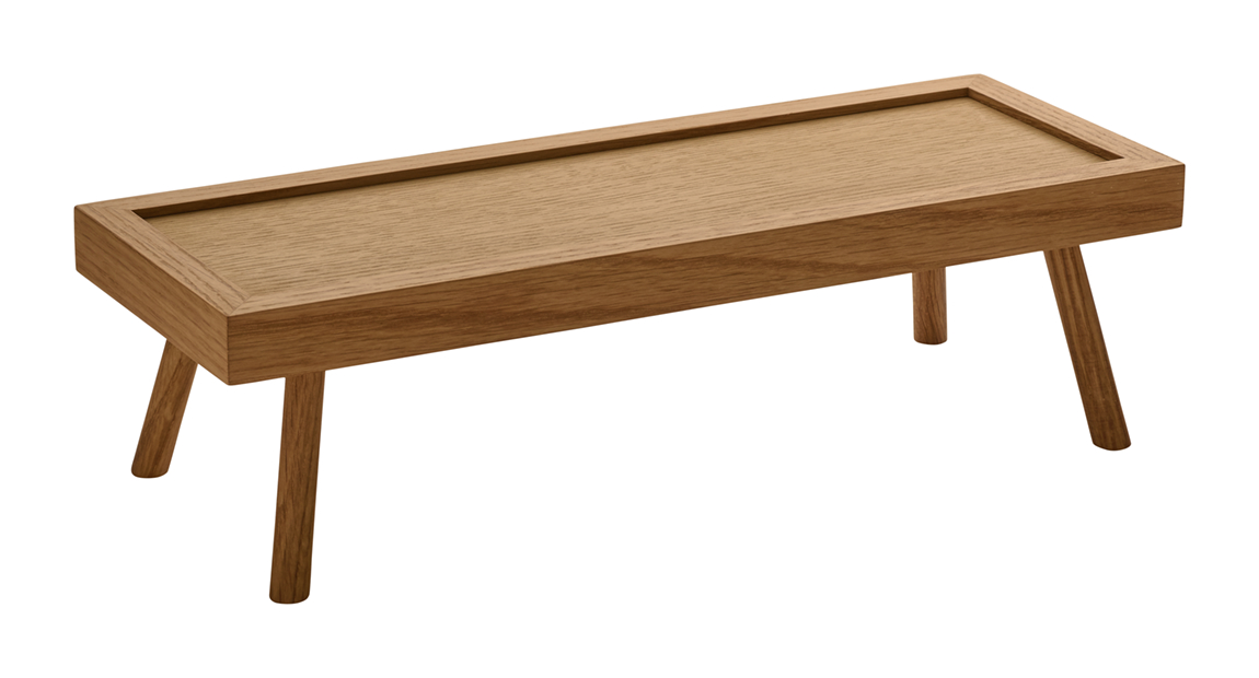 PLAYGROUND LOFT - Präsenter rechte. Eiche 8cm Höhe 36x13 - (1 Stück)