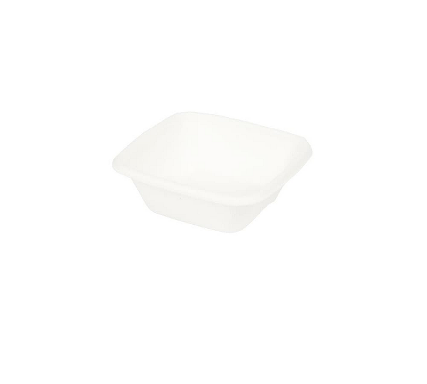 Zuckerrohr-Portionsbecher 70 ml, 80x80x27mm, quadratisch, 1.200 Stk. (inkl. Lizenzgebühr)