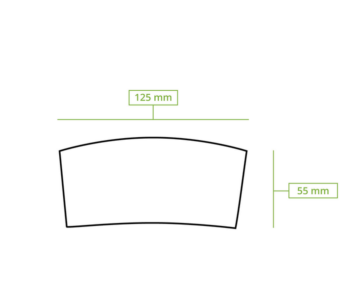 Karton-Bechermanschetten für 300 / 400 ml Pappbecher, braun, 1000 Stk. (inkl. Lizenzgebühr)