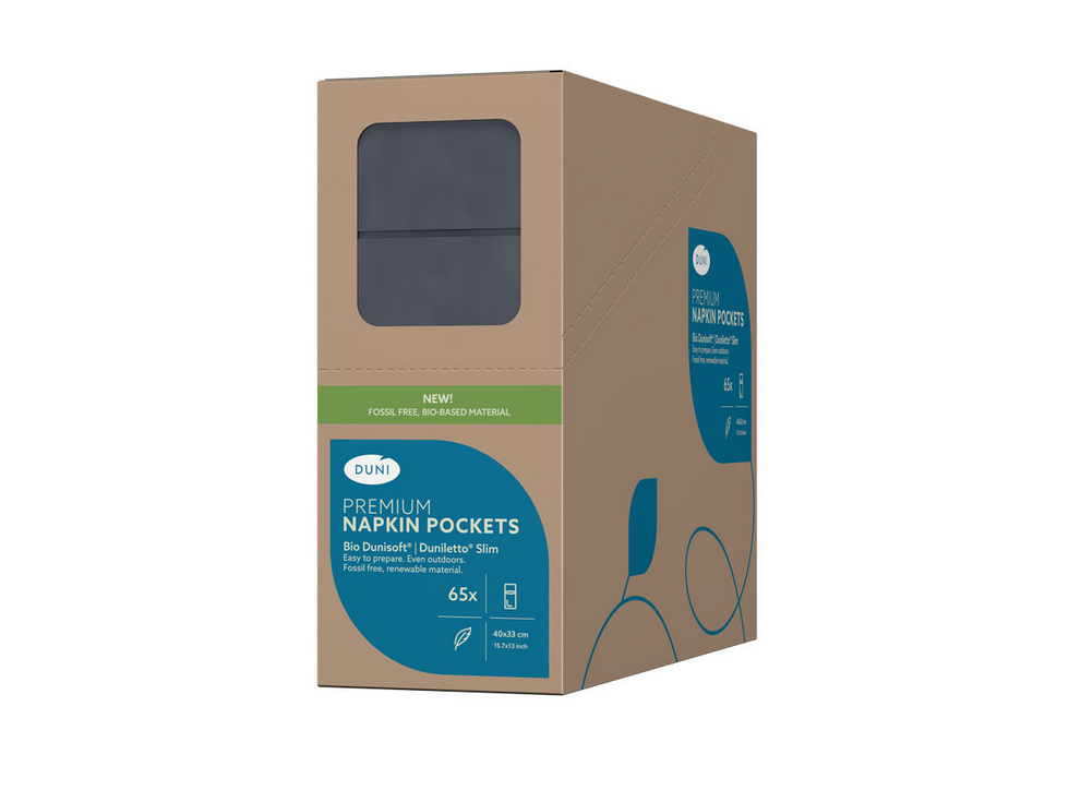 DUNI Bio-Duniletto-Slim 40x33cm schwarz 4x65 Stk. (260 St.)