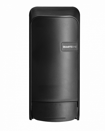 PURE Seifen-/Desinfektionsspender, manuell, schwarz, 900ml