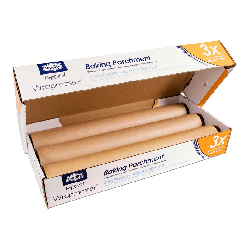 Backtrennpapier 45cm braun, 50m für Wrapmaster