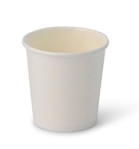 Pappbecher 100 ml, 4 oz, Ø 62 mm, weiß, 1000 Stk. (inkl. Lizenzgebühr u. EWK Abgabe)