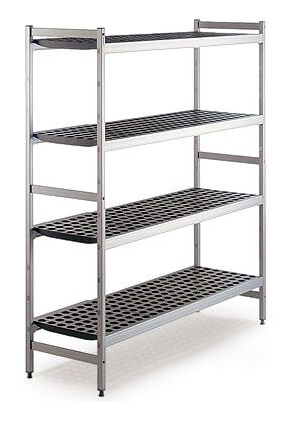 Anbauregal 4 Böden geschlossen, verschiedene Größen, 1023x540x1830 mm, 1175x540x1830 mm, 870x540x1830 mm