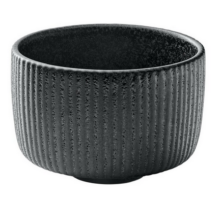 PLAYGROUND NARA - Becher nieder Relief schwarz 0.30l - (6 Stück)