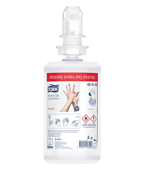 Tork Händedesinfektionsgel Kartusche 6x1,0l
