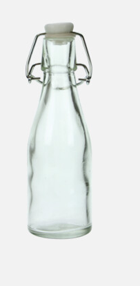 PLAYGROUND Glas / Glass - Miniflasche mit Bügelverschluss 0.15l - (12 Stück)