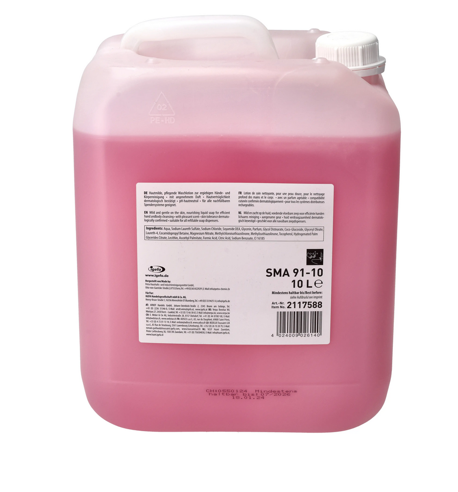 Clean&Clever SMA91-10 Seifencreme Rosé 10L Kanister