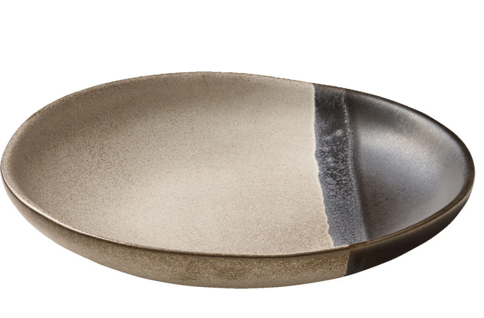 PLAYGROUND SPOTON - Teller flach rund coup schwarz 15cm - (6 Stück)