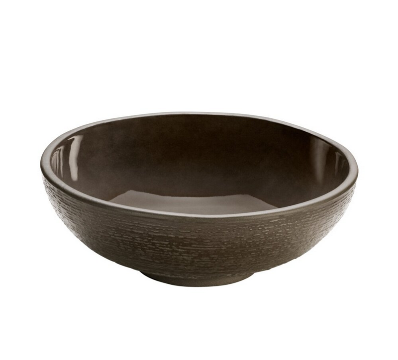 PLAYGROUND ReNew - Schüssel rund Struktur taupe 21cm/1.15l - (6 Stück)