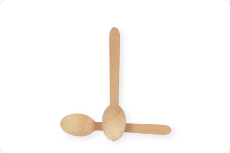 Holz-Löffel 16 cm, biobeschichtet 100 Stk.