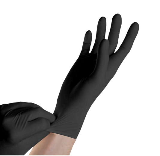Nitrilhandschuhe schwarz 100 Stk - 10 Pakete je Karton