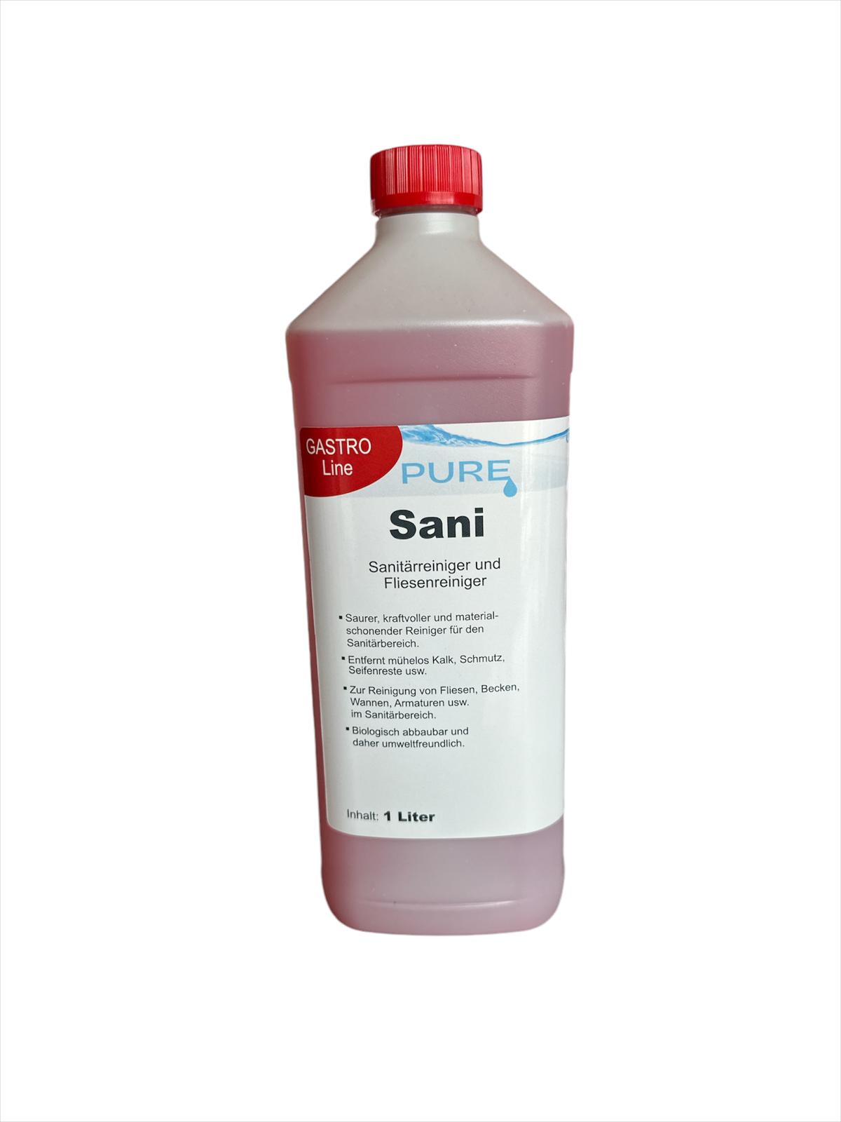 PURE Sani Sanitär- und Urinsteinlöser "rot" auf Amidosulfonsäure-Basis