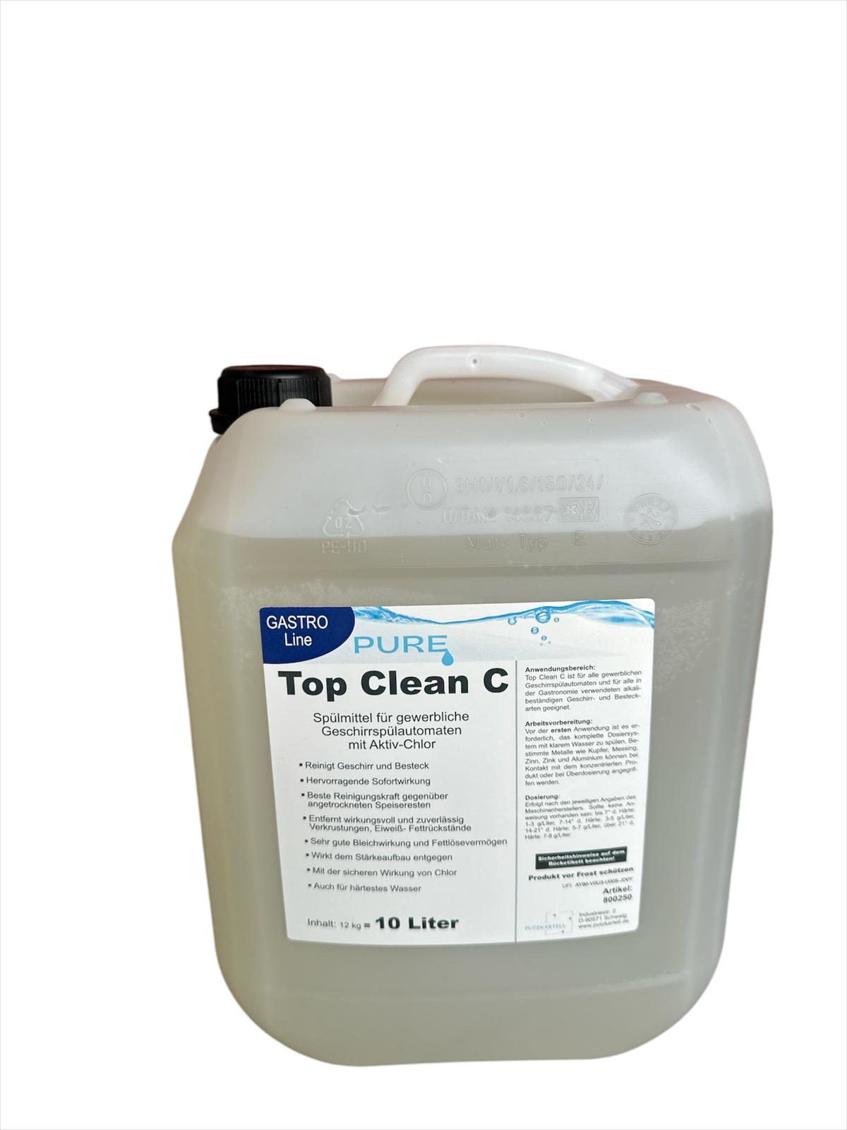 PURE Top Clean C, Aktivchlorhaltiger Geschirrreiniger
