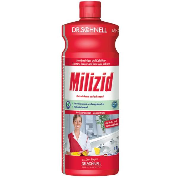 Dr. Schnell Milizid Sanitärreiniger & Kalklöser 1L