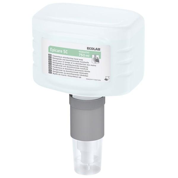 ECOLAB Epicare 5C Antimikrobielle Waschlotion mit Desinfektion 6x0,75L