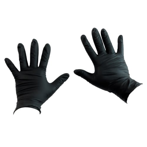 Vinylhandschuhe schwarz L 100 Stk