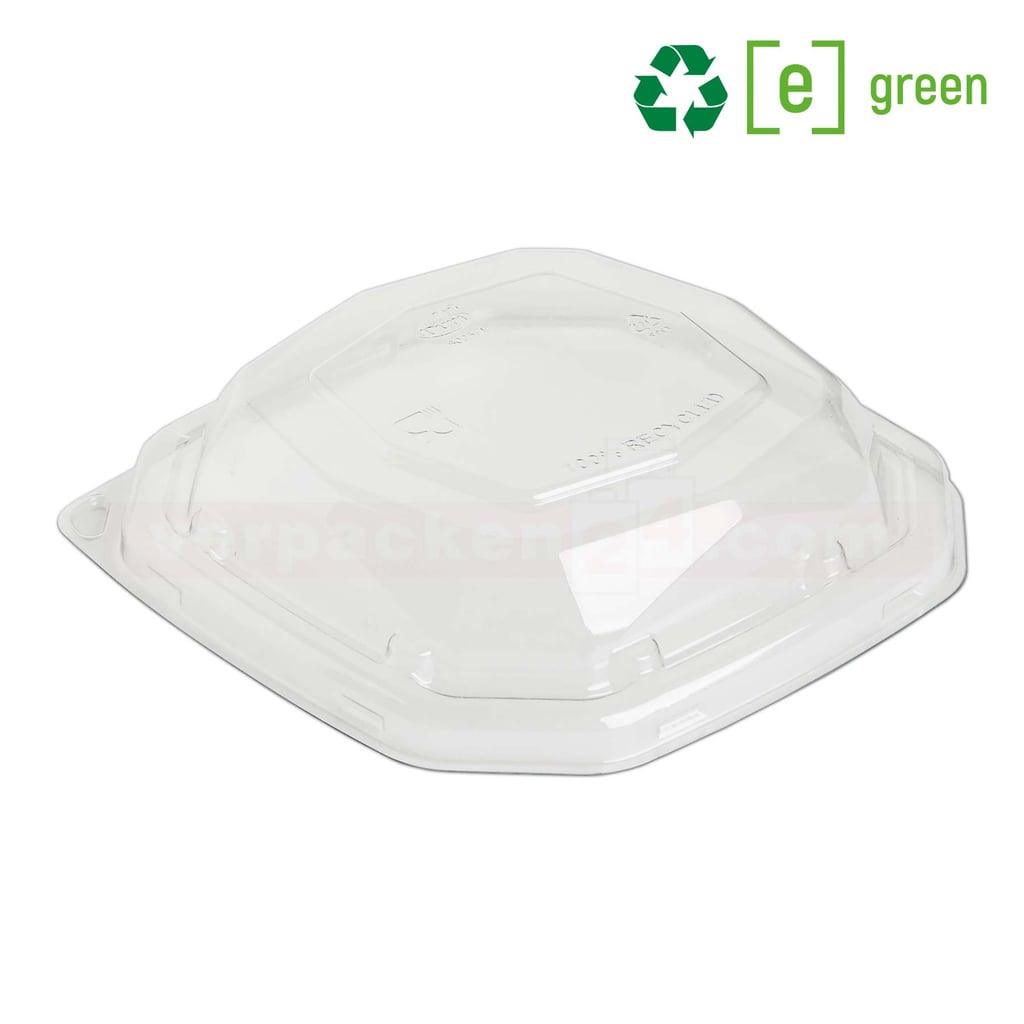 Deckel rPET für Octabagasse Schale 224x224x42mm, 4x50 Stk.