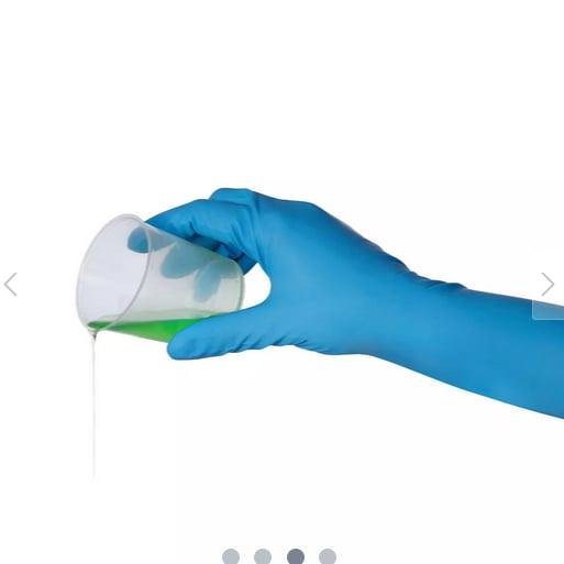 Ampri SolidSafety High Risk Pro Einmal-Nitril-Chemikalienschutzhandschuh, Gr. L, 10 x 50 Stück