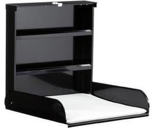 Wand-Wickeltisch schwarz