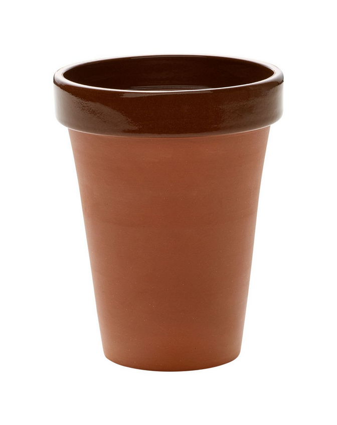 PLAYGROUND Terrakotta / Terracotta  - Terrakotta-Töpfchen hoch 10cm - (6 Stück)