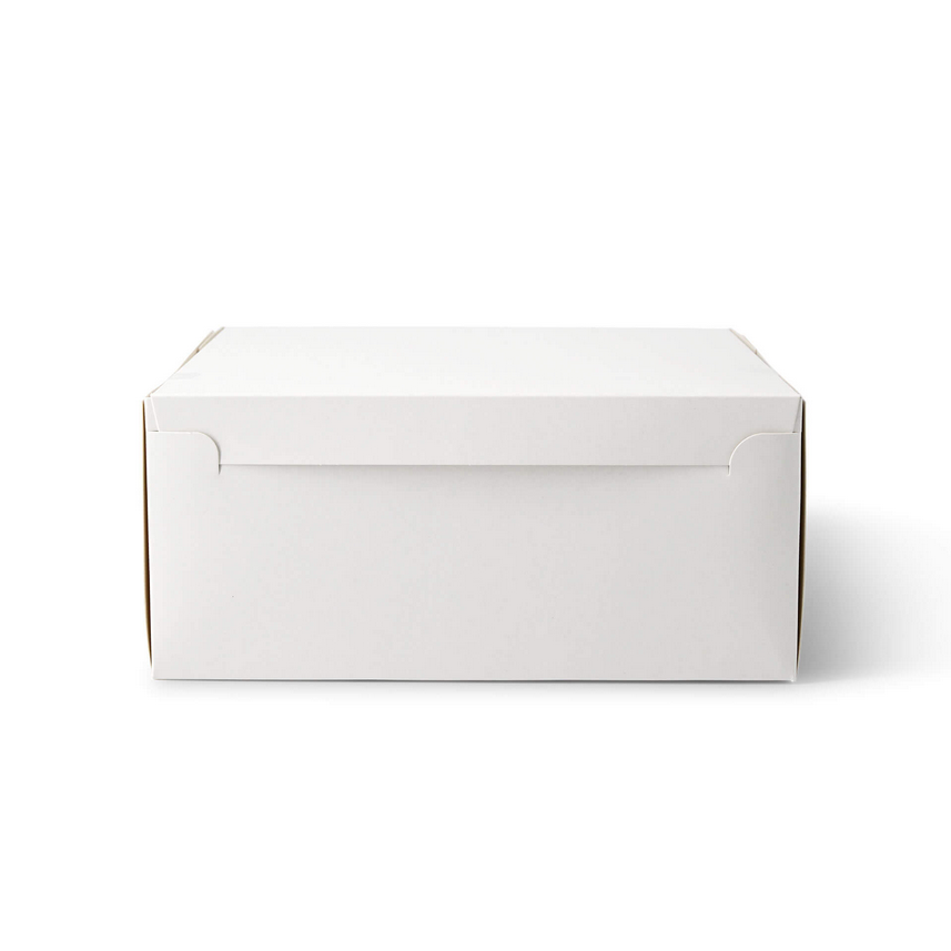Torten-Kartons M, 23 x 23 x 10 cm, weiß, 100 St.