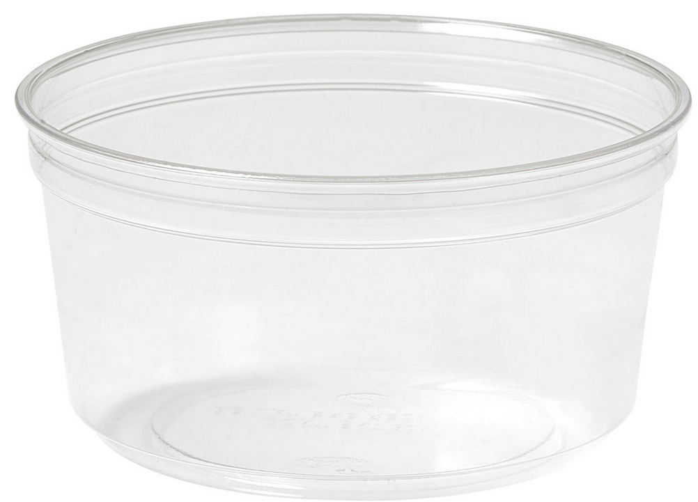Deli-Konzept Crystalbecher rPet, 375ml, 116x116x61, 350 St. im Karton