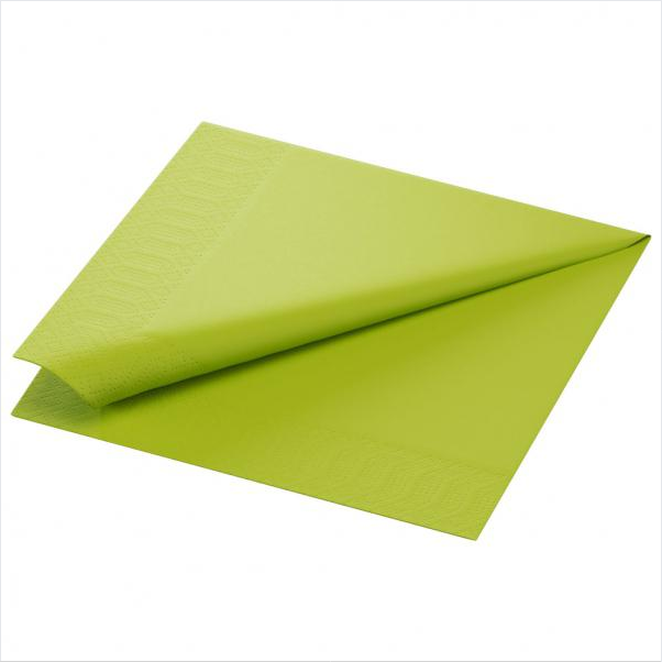 DUNI Zelltuch Serviette 40x40 3lg 1/4 BF. Kiwi, 4x 250 Stck/Karton