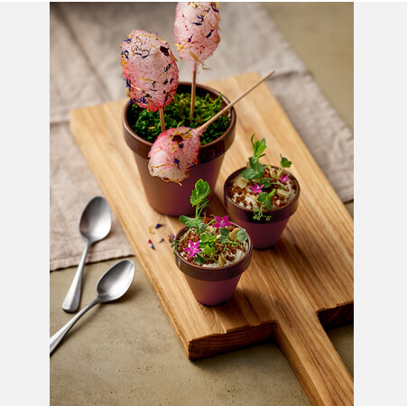 PLAYGROUND Terrakotta / Terracotta  - Terrakotta-Töpfchen 7cm - (6 Stück)