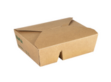 Bio Box 400/480 ml Braun 2-Teilung, 200 St. im Karton
