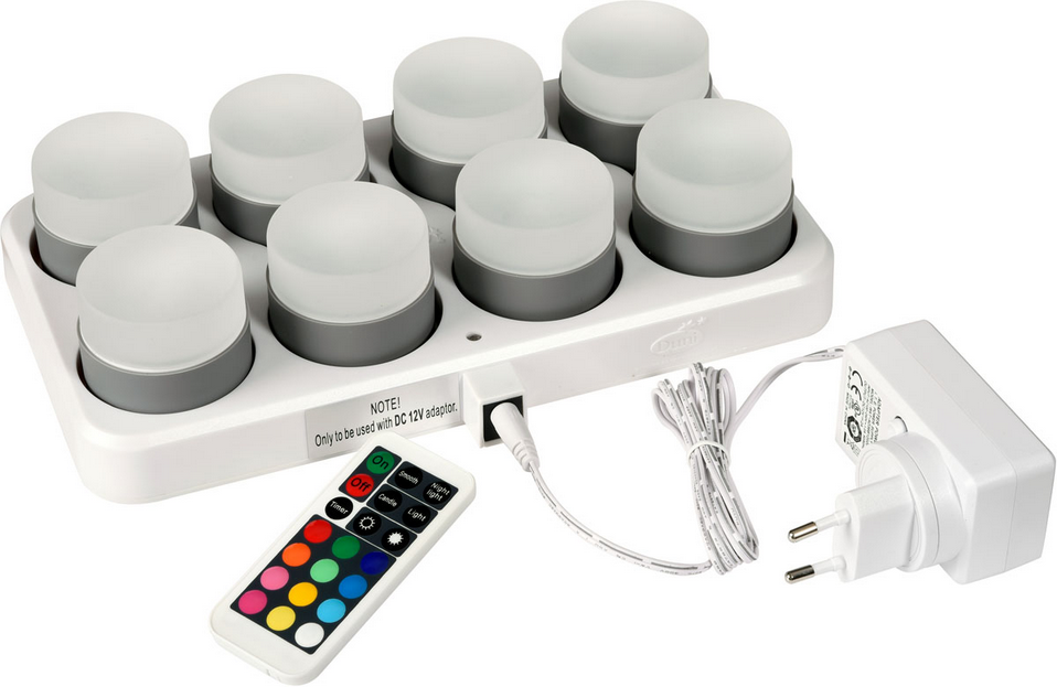 Duni LED Mini Lamp, 8er, Multicolor