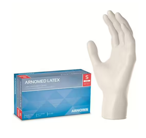 Latexhandschuhe weiß S 100 Stk - 10 Pakete je Karton