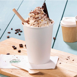 Pappbecher 400 ml / 16 oz, Ø 90 mm, weiß, 1.000 Stück, inkl. EWK-ABGABE