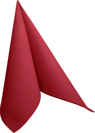 Duni Serviette 33x33 cm 3lg 1/8 BF., bordeaux 4 x 250Stk.