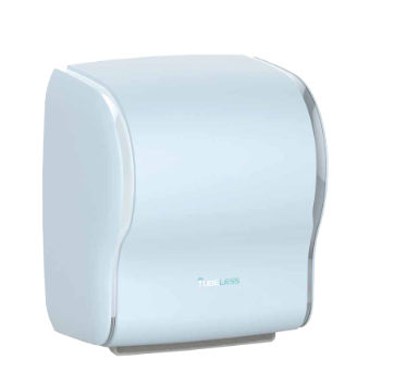 TUBELESS Einzelblatt-Spender (Interfold, Z-Falz), eisblau
