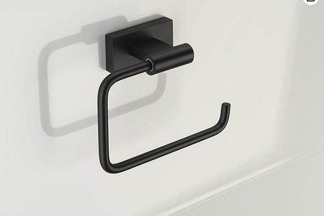 Toilettenpapierhalter, schwarz