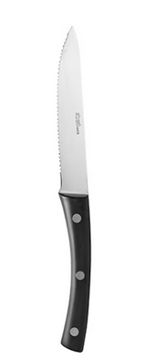 BLACK ANGUS Steakmesser mit schwarzem POM-Griff
