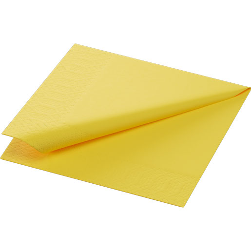 DUNI Cocktail Serviette 3lg. 24x24, 1/4F 8x250Stk, verschiedene Farben