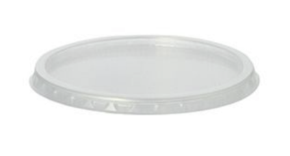 Verpackungsbecher - Deckel rund transparent PP, 1.000 Stk.