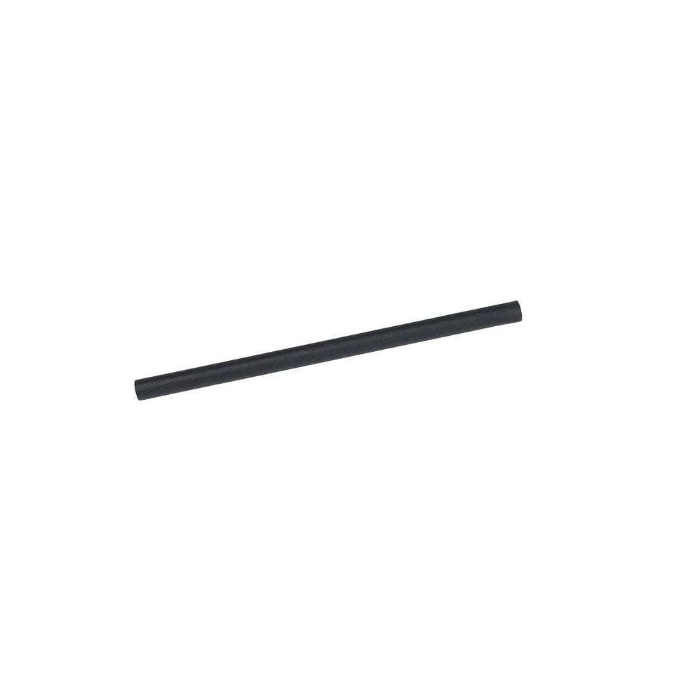 PURE Papier Trinkhalme kurz 15cm, Ø 0,8 cm, schwarz, 5.800 Stk.