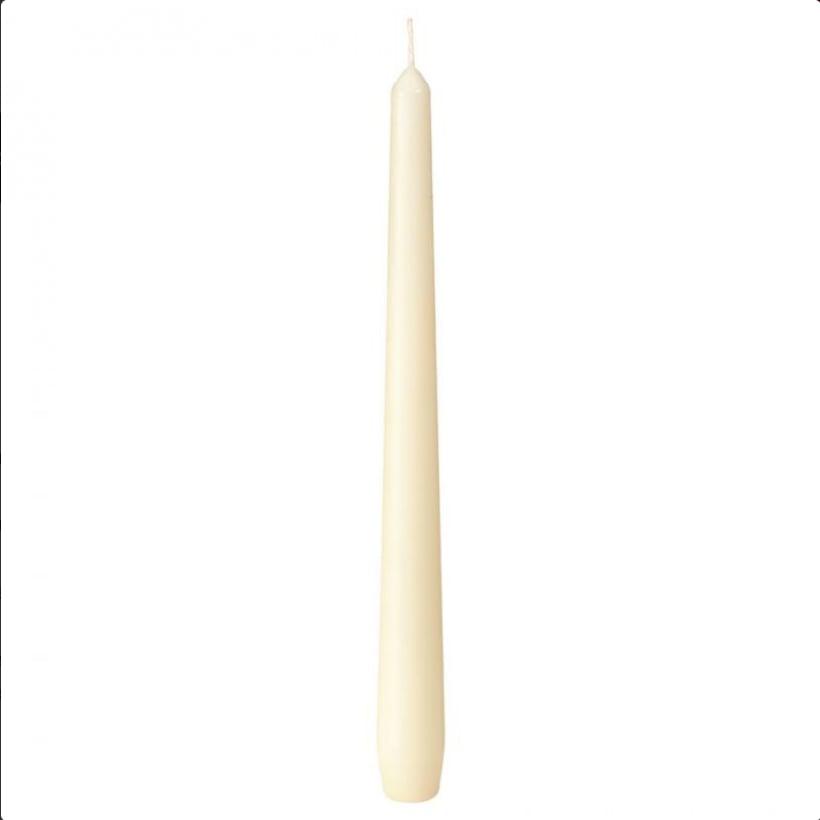 Duni Leuchterkerzen 250 x 22 mm, cream, 50 Stück im Pack