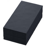 Duni Zelltuch Serviette 40x40 3lg 1/8 BF. Schwarz, 4x 250 Stck/Karton