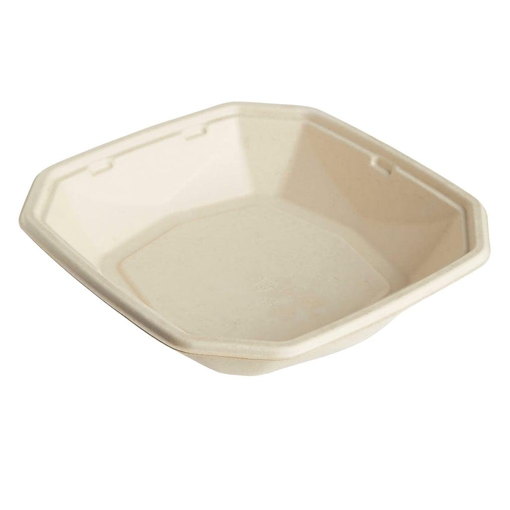 Octabagasse Schale 224x224x42mm braun, 8x50 Stk.